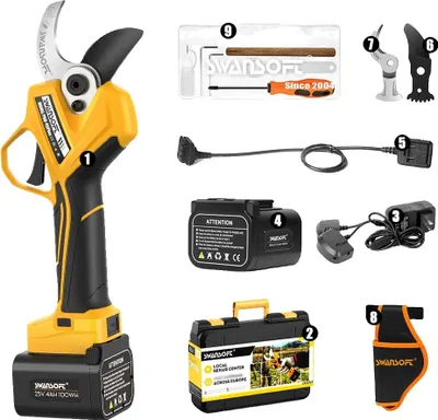 Produktbild von Elektrische Gartenschneider, 25V, 1150W, 45MM Schnittdurchmesser, PRU45 PLUS-Y