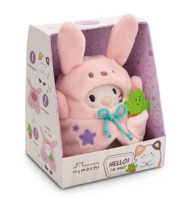 Zdjęcie produktu dla Kot Mymochi Angy w kostiumie królika - opakowanie prezentowe