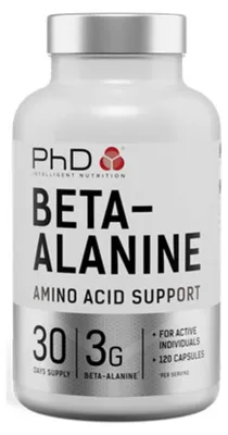 Produktbild von PhD Beta-Alanine (120 Caps) Unflavoured - Aminosäuren - Beta Alanin