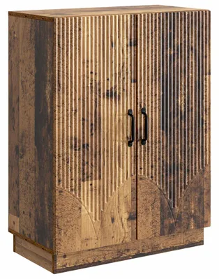 Image de Buffet vidaXL en bois recyclé 66 x 34,5 x 87 cm, aggloméré