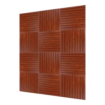 Productafbeelding van 12 stuks wandpanelen, waterafstotende PVC wandbekleding met 3D-structuur, geschikt voor woonkamers, slaapkamers en als achtergrond voor televisies
