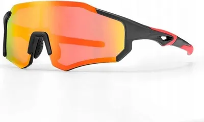 Obrázok produktu pre ROCKBROS UV400 polarizačné cyklistické/športové okuliare (10182) black/red