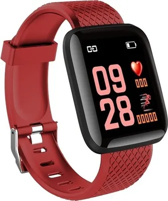 Zdjęcie produktu dla Wodoodporny czerwony SmartWatch
