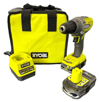 Zdjęcie produktu dla RYOBI R18DD3-215S akumulatorowa wiertarko-wkrętarka 18 V 50 Nm ( 5133003774 ) + 2x akumulator 1,5 Ah + ładowarka + torba
