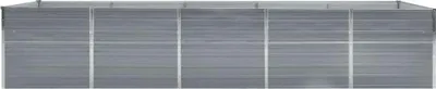 Produktbild von vidaXL Garten-Hochbeet Verzinkter Stahl 400×80×77 cm Grau
