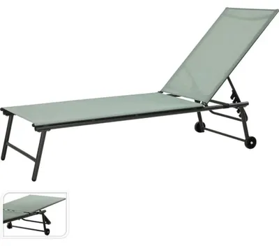 Immagine prodotto di Lettino da piscina, 185 x 57 x 31 cm, verde