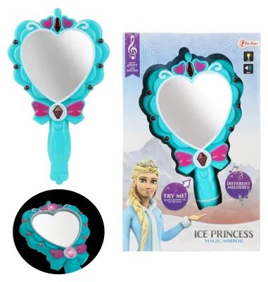 Produktbild von Toi-Toys 45890A - Ice Princess Zauberspiegel Prinzessin (mit Licht und Sound) Mädchen Geschenk Kostüm Accessoires Spiegel