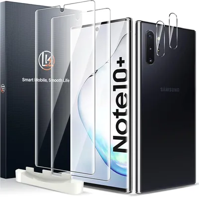 Image de Lot De 2 Protections D'écran Pour Samsung Galaxy Note 10 4G/5G, Et 2 Vitres De Protection Pour L'apareil Photo