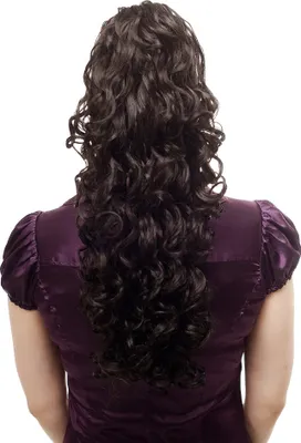 Produktbild von WIG ME UP Zopf, lockig, Dunkelbraun N310-3