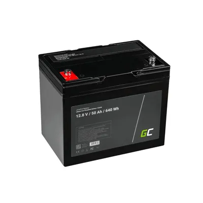 Productafbeelding van LiFePO4-batterij, 50Ah, 12,8V, 640Wh, lithium-ijzerfosfaat, voor zonne-energiesystemen