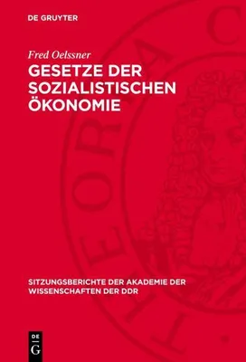 Produktbild von Gesetze der sozialistischen Ökonomie