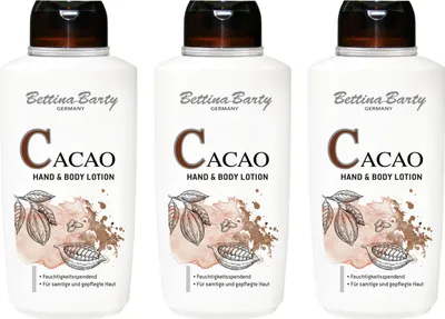 Produktbild von Bettina Barty Cacao Hand & Body Lotion 3x500 ml