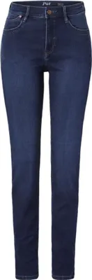 Produktbild von Paddock´s - Damen 5 Pocket Jeans, Pat (60272 3285 000), Farbe:dark stone soft used (4408), Größe:W36, Länge:L30