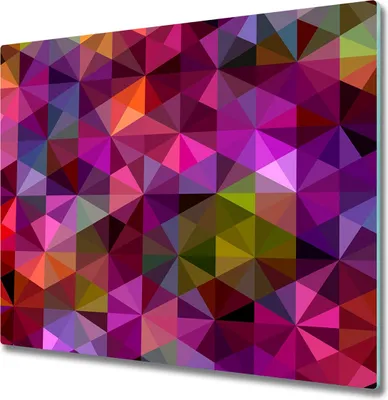 Produktbild von Glas Herdabdeckplatte 60x52 cm Spritzschutz Glasabdeckplatte Schneidebrett Wellen Abstraktion
