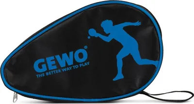 Produktbild von Tischtennisschlägerhülle GEWO Nova, ohne Ballfach, schwarz/hellblau