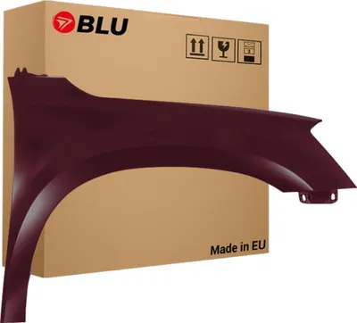 Immagine prodotto di BLU Parafango compatibile con Skoda Yeti 5L LIFT LF3X Destra Rot RotBrunello | 2009-2013 | Anteriore | Verniciato | Pronto per il montaggio | Acciaio