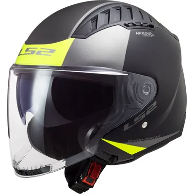 Produktbild von LS2 OF600 Copter Urbane Jethelm Farbe: Schwarz/Gelb, Grösse: XS (53/54)