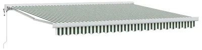 Obrázek produktu pro Budsorovatelné zastřešení Zelená a bílá 400 × 300 cm