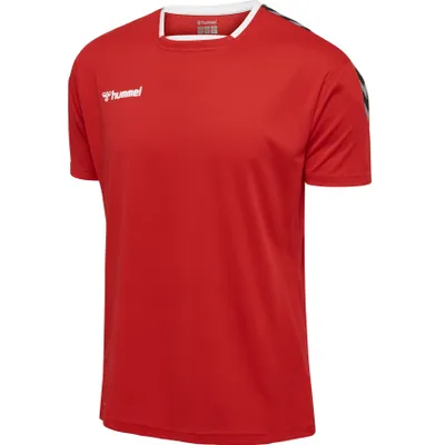 Produktbild von Hummel hmlAUTHENTIC KIDS POLY JERSEY S/S TRUE RED 176