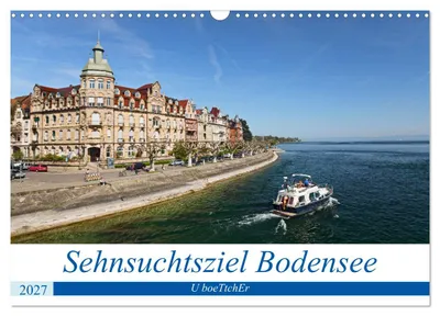 Produktbild von Sehnsuchtsziel Bodensee (Wandkalender 2027 DIN A3 quer), CALVENDO Monatskalender