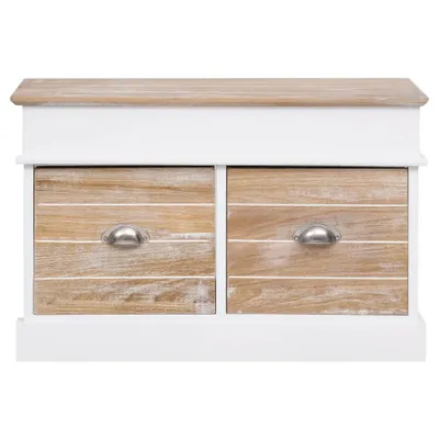 Produktbild von vidaXL Flurbank 70 x 35 x 45 cm Paulownia Holz