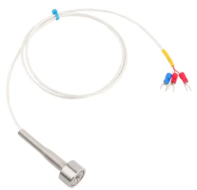 Image de Capteur de température magnétique PT100, thermistance d'adsorption étanche, plage de température de -60 à +150 °C (2 mètres)