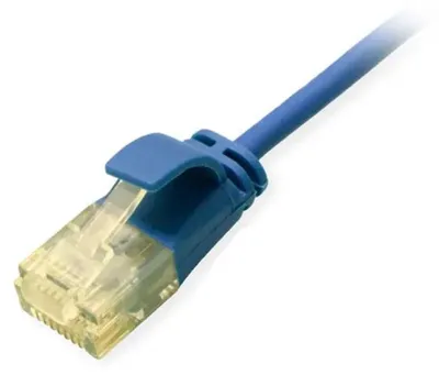 Immagine prodotto di Equip Patchkabel Cat6A Slim U/UTP 2xRJ45 0.25m blau LSZH Polybeutel