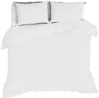Zdjęcie produktu dla Poszwa na kołdrę Moodit, Basil White - 200 x 220 + (2x) 60 x 70 cm - bawełna