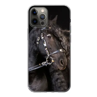 Produktbild von MuchoWow® Handyhülle Schutzhülle Hülle für iPhone 13 Pro Pferd - Halfter - Mähne Silikon Softcase Handy Hülle - Handy-Tasche