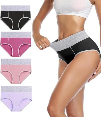 Immagine prodotto di Set da 4 protezioni per i fianchi alte, protezioni in cotone spesso per modellare fianchi e vita, (viola + nero + rosa pastello + verde mela) - XL