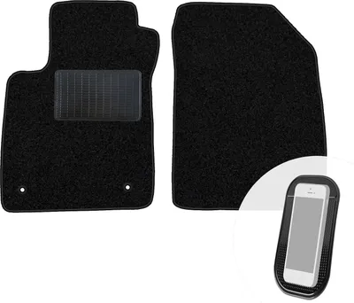 Immagine prodotto di moto-MOLTICO tappetini anteriori auto velours tappetini auto nero set tappetini 2 pezzi adatto per Opel Mokka 2012-2019