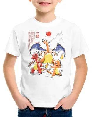 Produktbild von style3 1St Gen Fire Evo Sumi-E T-Shirt für Kinder