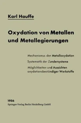 Zdjęcie produktu dla Oxydation von Metallen und Metallegierungen