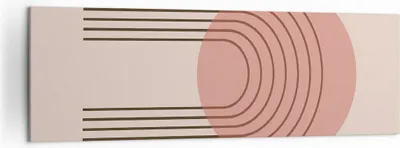 Produktbild von Bild auf Leinwand - Leinwandbild - Einteilig - Abstraktion Minimalismus Kreide - 160x50cm - Wand Bild - Wanddeko - Wandbilder - Leinwanddruck - Bilder - Wanddekoration - Leinwand bilder AB160x50-4446