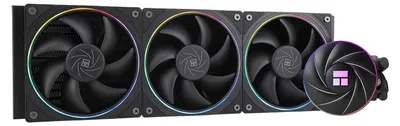Obrázek produktu pro THERMALRIGHT Aqua Elite 360 ARGB V2, vodní chladič pro procesor, 360mm, systém all-in-one, 3x 120mm ventilátory s PWM, ložiska S-FDB, efekt jemné apertury ARGB, kompatibilní s AM4/AM5, Intel LGA1150/1151/1200/1700/1851 – černá barva