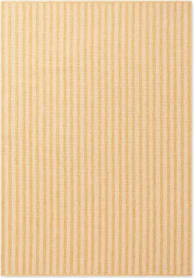 Image de Tapis plat Ted Baker Haringey, collection Linley, couleur ocre et blanc