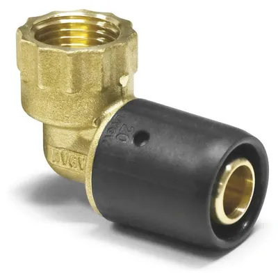 Produktbild von Sanpro Steckfitting 90° Winkel - Bogen + Innengewinde, Größe 16x2 - Gewinde 3/4"