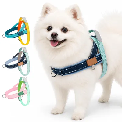 Image de Harnais pour chien, souple, réfléchissant et respirant, pour les petits et moyens chiens