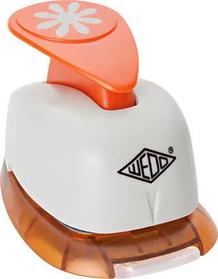 Produktbild von Wedo 168142 Motivlocher klein Margerite (mit praktischem Auffangbehälter, Aussta