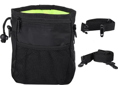 Immagine prodotto di Borsa per crocchette per cani, borsa da cintura per l'addestramento con supporto per sacchetti di cacca, per snack e accessori