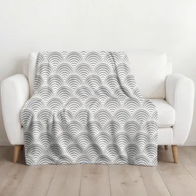 Produktbild von Wohndecke Bogentraum zweifarbiges Design zum Wenden, das perfekte Geschenk