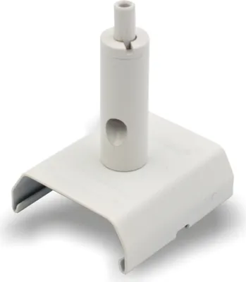 Produktbild von Drahtseilhalter / Gripper 15, mit Clip für POWERGEAR 3-Phasen-Stromschienen | weiß