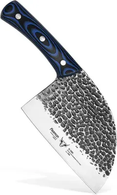 Zdjęcie produktu dla Fissman-El Toro Serbski nóż szefa kuchni, stal AUS-8, 18 cm, niebieski/srebrny