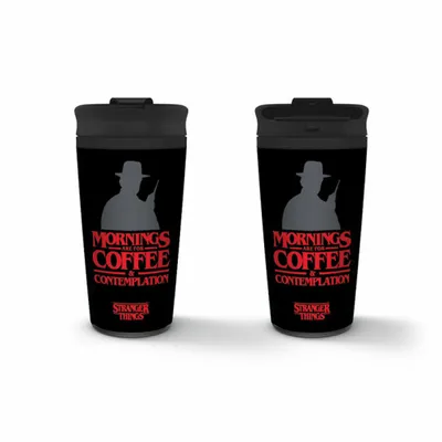 Obrázek produktu pro Termohrnek Stranger Things 450 ml, cestovní nerezový
