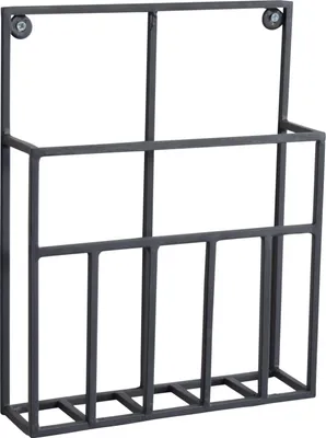 Produktbild von LOFT42 Maggy Zeitungsständer Small - Metall - Schwarz - 31x24x7