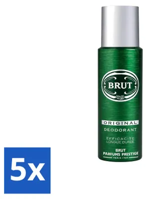 Produktbild von 5 x Brut Original Deodorant Spray - 200 ml - Vorteilspackung - 5 Stücke