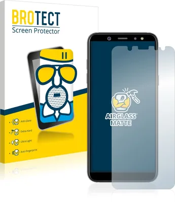 Produktbild von BROTECT Entspiegelungs Schutzglas für Samsung Galaxy A6 2018 Schutzfolie Panzer Folie Glas Display Schutz matt