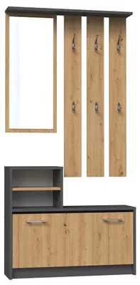 Produktbild von Topeshop GAR ANT/ART, 1 Tür(en), Drehtür, Modern, 850 mm, 240 mm, 1600 mm