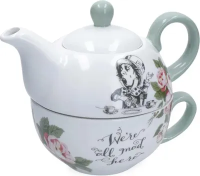 Immagine prodotto di Mikasa x Q&A Alice in Wonderland Fine China 420ml di tè per una persona