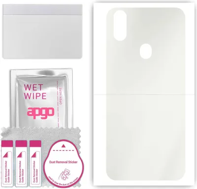Produktbild von apgo Rückseite Schutzfolie, Matt, kompatibel mit Kruger&Matz Drive 7S, Hinten Hydrogel-Displayschutzfolie mit Positionierhilfe, kratzfest, einfache Montage